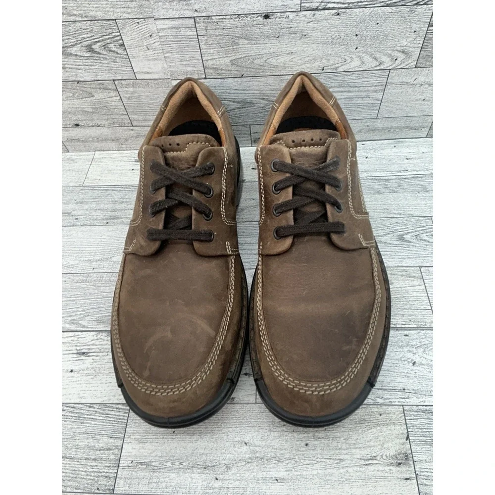 Ecco Shoes Mens Size 8 Casual‎ Comfort Oxford Walking Leather Lace Up 500104